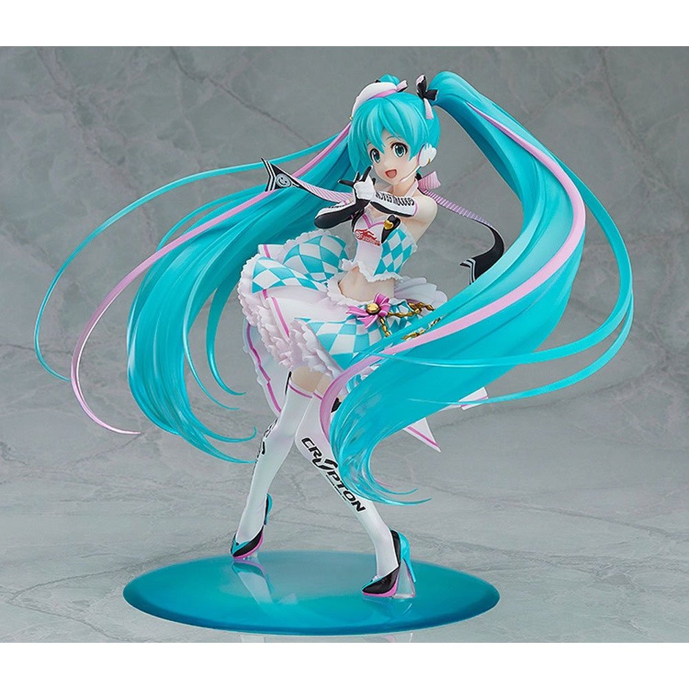 GOODSMILE RACING RACING MIKU 2019 VER. FEAT. ANNINDOUFU 21 CM GOODSMILE RACING RACING MIKU 2019 VER. FEAT. ANNINDOUFU 21 CM